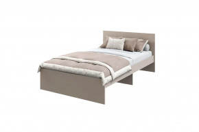 Кровать "МОНА" 2000*1200мм, (без матраса), ЛДСП кашемир (ламели) в Пангоды - pangody.mebel-tymen.ru | фото