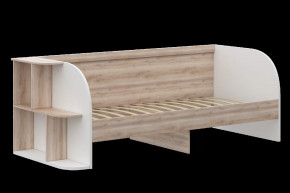 Кровать одинарная 900 с радиусом Люмен №25 в Пангоды - pangody.mebel-tymen.ru | фото