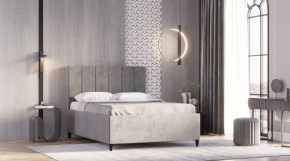 Кровать Оливия 1400 Серый в Пангоды - pangody.mebel-tymen.ru | фото