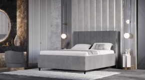 Кровать Оливия 1600 Серый в Пангоды - pangody.mebel-tymen.ru | фото