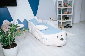 Кровать Romack Мишка Pasha с кармашком, ЭКО матрасом в Пангоды - pangody.mebel-tymen.ru | фото