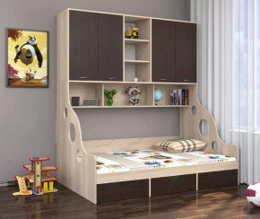 Кровать с антресолью Дельта-21.01 в Пангоды - pangody.mebel-tymen.ru | фото