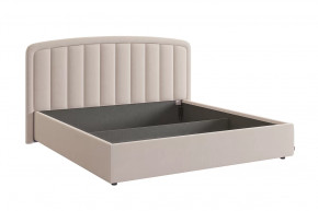 Кровать (каркас) Сиена 2 180х200 см крем (велюр) в Пангоды - pangody.mebel-tymen.ru | фото