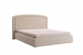 Кровать (каркас) Сильва 2 160х200 см крем (велюр) в Пангоды - pangody.mebel-tymen.ru | фото