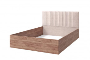 Кровать Тоскана, 1600*2000 мм, дуб табачный, ткань Модус 02 в Пангоды - pangody.mebel-tymen.ru | фото