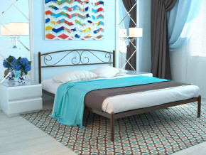 Кровать Вероника коричневая в Пангоды - pangody.mebel-tymen.ru | фото