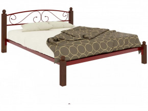 Кровать Вероника Lux красная в Пангоды - pangody.mebel-tymen.ru | фото