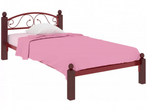 Кровать Вероника Мини Lux красная в Пангоды - pangody.mebel-tymen.ru | фото