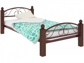 Кровать Вероника Мини Lux Plus коричневая в Пангоды - pangody.mebel-tymen.ru | фото