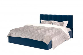 Кровать Элен 1600*2000 мм, велюр NEO 27, синий в Пангоды - pangody.mebel-tymen.ru | фото