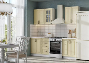 Кухня Лондон 1,6 м, белый/дуб крем в Пангоды - pangody.mebel-tymen.ru | фото