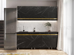 Кухня Милена 2,0м (Мрамор Блэк софт (Антарес)) в Пангоды - pangody.mebel-tymen.ru | фото