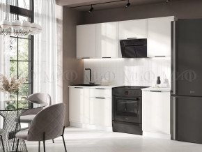 Кухня Николь 2,1м (Холст белый) в Пангоды - pangody.mebel-tymen.ru | фото