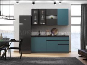 Кухня Техно-6 2,0м (Графит/Атлантик софт/Графит софт) в Пангоды - pangody.mebel-tymen.ru | фото