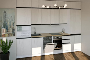 Кухонный гарнитур Амели люкс 3000 мм в Пангоды - pangody.mebel-tymen.ru | фото