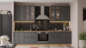 Кухонный гарнитур «Белладжио» №14 Дуб Крафт золотой, Софт графит в Пангоды - pangody.mebel-tymen.ru | фото