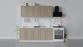 Кухонный гарнитур «Бьянка» длиной 200 см в Пангоды - pangody.mebel-tymen.ru | фото