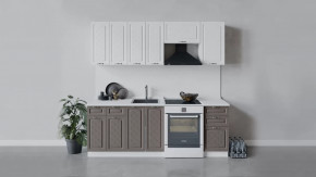 Кухонный гарнитур «Бьянка» длиной 220 см в Пангоды - pangody.mebel-tymen.ru | фото