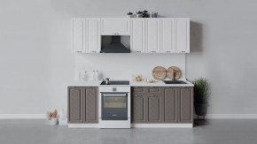 Кухонный гарнитур «Бьянка» длиной 240 см в Пангоды - pangody.mebel-tymen.ru | фото