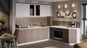 Кухонный гарнитур «Габриэлла» №11 Белый/Сноу/Муссон в Пангоды - pangody.mebel-tymen.ru | фото