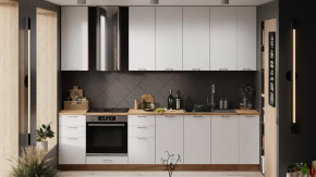 Кухонный гарнитур «Габриэлла» №19 Дуб Крафт золотой, Сноу в Пангоды - pangody.mebel-tymen.ru | фото