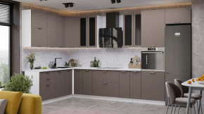 Кухонный гарнитур «Габриэлла» №22 Белый, Муссон в Пангоды - pangody.mebel-tymen.ru | фото