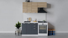 Кухонный гарнитур «Гранита» длиной 160 см в Пангоды - pangody.mebel-tymen.ru | фото