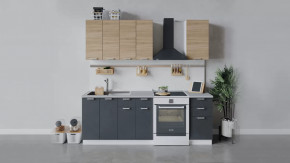 Кухонный гарнитур «Гранита» длиной 160 см в Пангоды - pangody.mebel-tymen.ru | фото