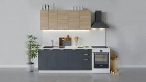 Кухонный гарнитур «Гранита» длиной 180 см в Пангоды - pangody.mebel-tymen.ru | фото