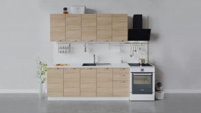 Кухонный гарнитур «Гранита» длиной 200 см в Пангоды - pangody.mebel-tymen.ru | фото