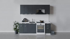 Кухонный гарнитур «Гранита» длиной 220 см в Пангоды - pangody.mebel-tymen.ru | фото