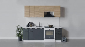 Кухонный гарнитур «Гранита» длиной 220 см в Пангоды - pangody.mebel-tymen.ru | фото