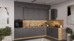 Кухонный гарнитур «Гренада» №20 Дуб Крафт золотой, Холст Вулкан в Пангоды - pangody.mebel-tymen.ru | фото