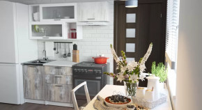 Кухонный гарнитур Инна экстра 1700 мм в Пангоды - pangody.mebel-tymen.ru | фото