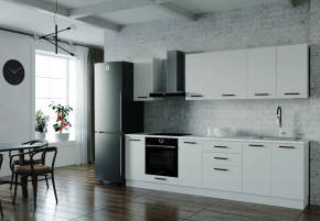 Кухонный гарнитур Жемчуг-2800 столешница 26 мм в Пангоды - pangody.mebel-tymen.ru | фото