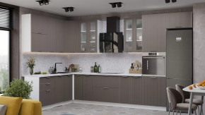 Кухонный гарнитур «Кимберли» №11 Белый, Муссон в Пангоды - pangody.mebel-tymen.ru | фото