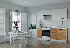 Кухонный гарнитур Лада-2000 столешница 38 мм в Пангоды - pangody.mebel-tymen.ru | фото