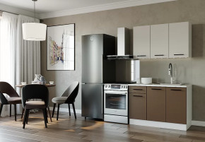 Кухонный гарнитур Латте-1200 столешница 38 мм в Пангоды - pangody.mebel-tymen.ru | фото