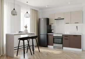 Кухонный гарнитур Латте-2000 столешница 26 мм в Пангоды - pangody.mebel-tymen.ru | фото