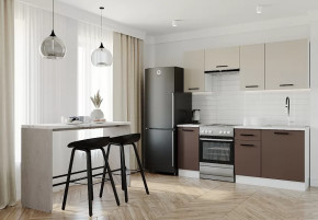 Кухонный гарнитур Латте-2000 столешница 38 мм в Пангоды - pangody.mebel-tymen.ru | фото