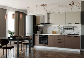 Кухонный гарнитур Латте-2800 столешница 26 мм в Пангоды - pangody.mebel-tymen.ru | фото