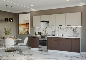 Кухонный гарнитур Латте-3000 столешница 26 мм в Пангоды - pangody.mebel-tymen.ru | фото