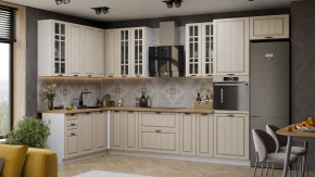 Кухонный гарнитур «Лина» №5 Белый, Крем в Пангоды - pangody.mebel-tymen.ru | фото