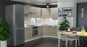 Кухонный гарнитур Лира гранд оптима 2600х1500 мм в Пангоды - pangody.mebel-tymen.ru | фото