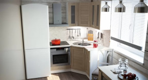 Кухонный гарнитур Лира литл 1500х1200 мм в Пангоды - pangody.mebel-tymen.ru | фото