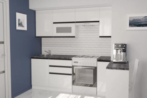 Кухонный гарнитур Лотос ультра 2000 мм в Пангоды - pangody.mebel-tymen.ru | фото