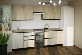 Кухонный гарнитур Равенна мега 2500 мм в Пангоды - pangody.mebel-tymen.ru | фото