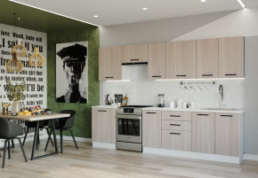 Кухонный гарнитур Шимо-3000 МДФ столешница 26 мм в Пангоды - pangody.mebel-tymen.ru | фото