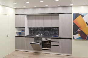 Кухонный гарнитур Сюита люкс 3000 мм в Пангоды - pangody.mebel-tymen.ru | фото