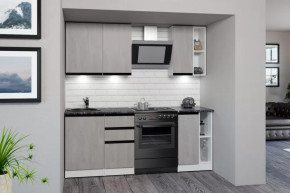 Кухонный гарнитур Сюита медиум 1400 мм в Пангоды - pangody.mebel-tymen.ru | фото